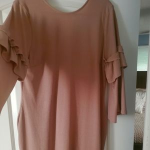 ***SOLD***Bell sleeve midi dress